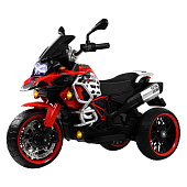 Детский электромотоцикл RiverToys М008БХ красный 01